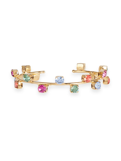 Shop Rosantica Women's Lucine Goldtone Faux Crystal Bracelet In Neutral