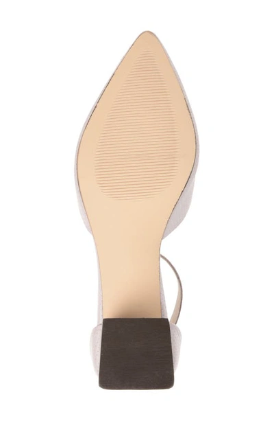 Shop Journee Signature Cameela T-strap Pointed Toe Pump In Lilac Leather