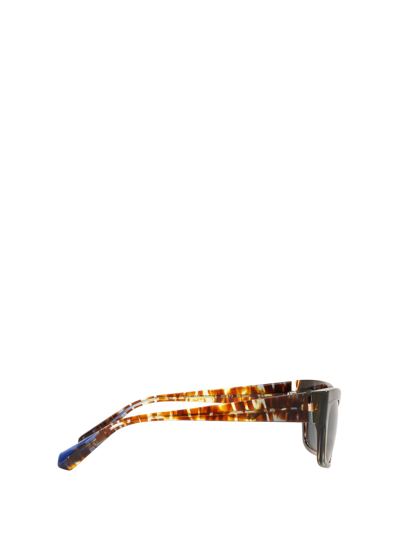 Shop Alain Mikli A05042 Havana Gradient Blue Sunglasses
