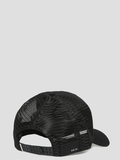 Shop Amiri M. A. Logo Trucker Hat In Black