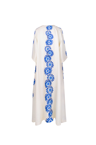 Shop La Doublej Silk Dress In White