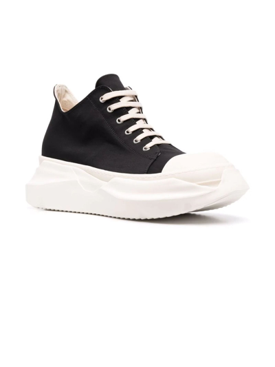 Shop Drkshdw Black Low-top Sneakers In Nero+latte