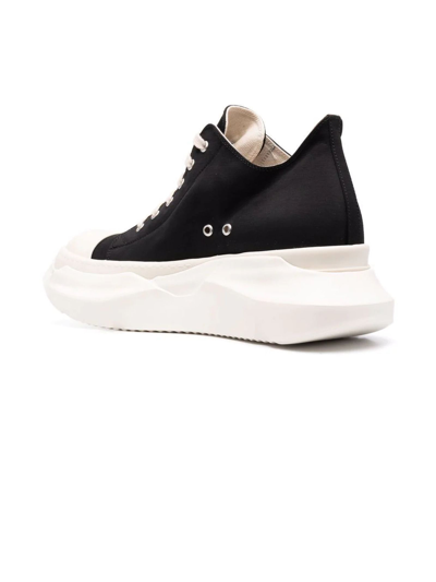 Shop Drkshdw Black Low-top Sneakers In Nero+latte