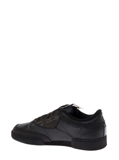 Shop Reebok Club C Memory Of Shoes Maison Margiela X  Man Sneakes In Black
