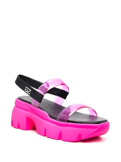 Shop Giuseppe Zanotti Chunky Open-toe Sandals In Pink