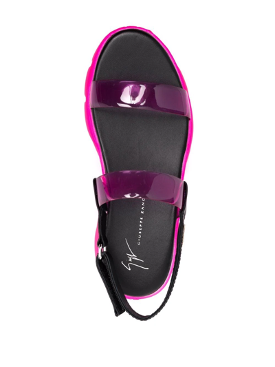 Shop Giuseppe Zanotti Chunky Open-toe Sandals In Pink