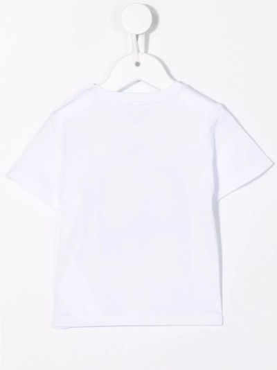 Shop Stella Mccartney Fringe-detail T-shirt In White