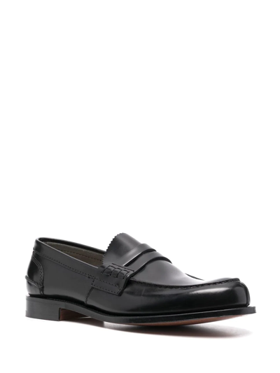 Shop Church's Pembrey Polished Loafers In Black