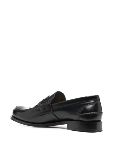 Shop Church's Pembrey Polished Loafers In Black