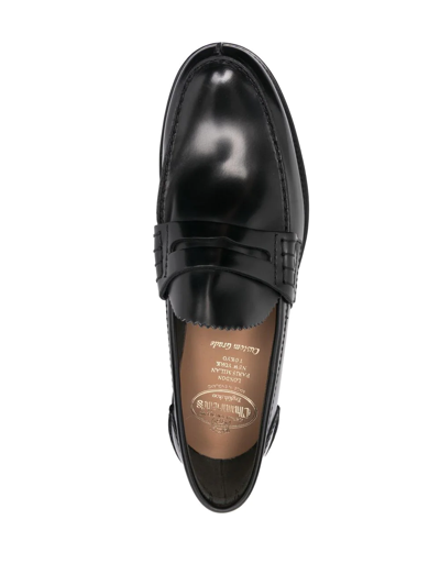 Shop Church's Pembrey Polished Loafers In Black