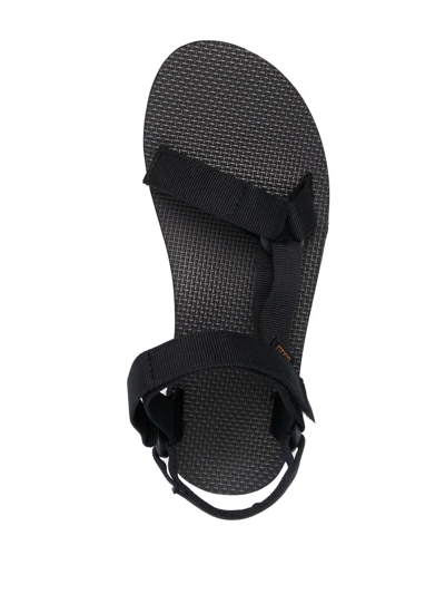 Shop Teva Flatform Strappy Sandals In Black
