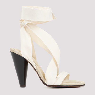 Shop Isabel Marant Wraparound Open Toe Sandals In Beige