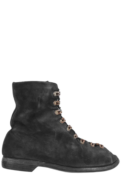 Shop Guidi 205 Hiking Boots In Black