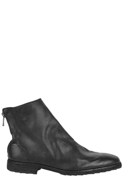 Shop Guidi Oxford Ankle Boots In Black