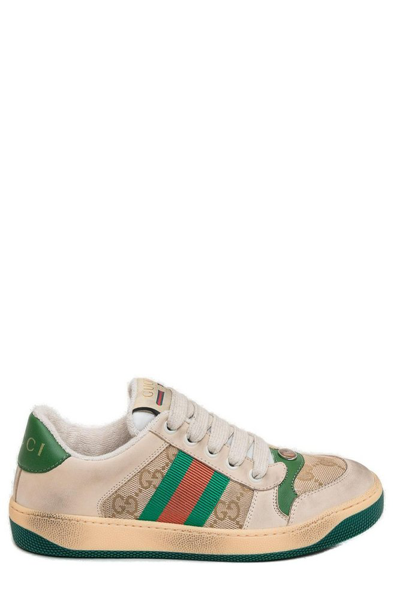 Shop Gucci Kids Screener Lace In Multi