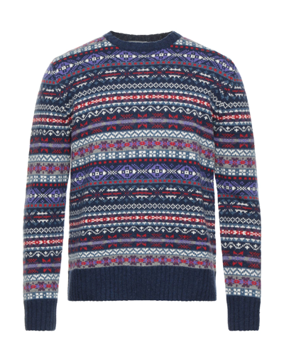 Shop Parramatta Man Sweater Blue Size Xl Wool