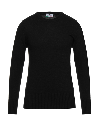 Shop Giulio Corsari Man Sweater Black Size L Wool, Viscose, Polyamide, Cashmere