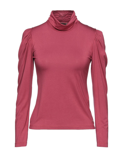 Shop Fly Girl Woman T-shirt Brick Red Size Xs Polyester, Metallic Fiber, Elastane