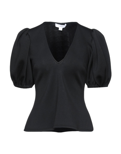 Shop Beaufille Woman Top Black Size 6 Polyester, Rayon, Polyurethane