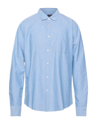 Shop Scout Man Shirt Sky Blue Size S Cotton