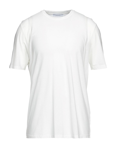 Shop Filippo De Laurentiis Man T-shirt Ivory Size 32 Cotton In White