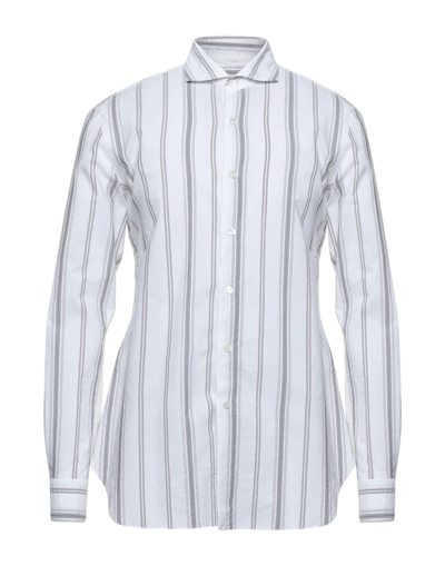 Shop Boglioli Man Shirt White Size 16 ½ Cotton
