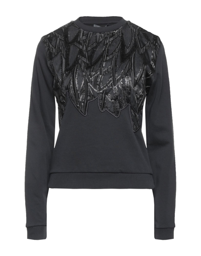 Shop Les Bourdelles Des Garçons Sweatshirts In Black