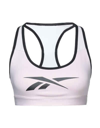 Shop Reebok Woman Top Pink Size 12 Recycled Polyester, Elastane