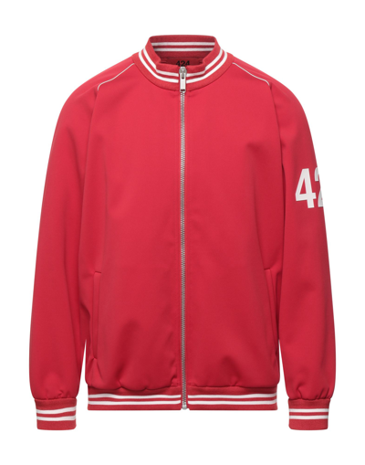 Shop 424 Fourtwofour Man Sweatshirt Red Size M Polyester