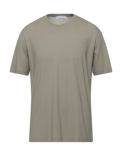Shop Filippo De Laurentiis Man T-shirt Military Green Size 38 Cotton