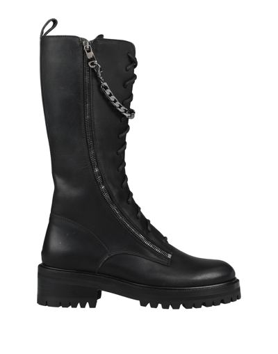 Shop High Woman Boot Black Size 6 Leather