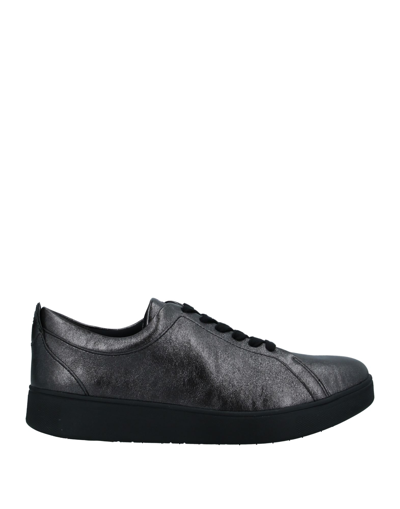 Shop Fitflop Woman Sneakers Black Size 5 Polyurethane