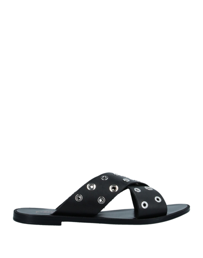 Shop Carlo Pazolini Woman Sandals Black Size 5 Soft Leather