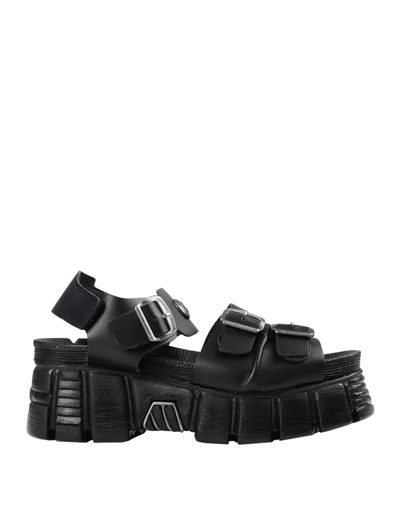 Shop New Rock Woman Sandals Black Size 8 Soft Leather