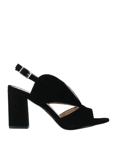 Shop Martina Woman Sandals Black Size 8 Soft Leather