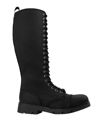 Shop New Rock Woman Boot Black Size 7 Textile Fibers