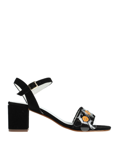 Shop Carlo Pazolini Woman Sandals Black Size 8 Soft Leather