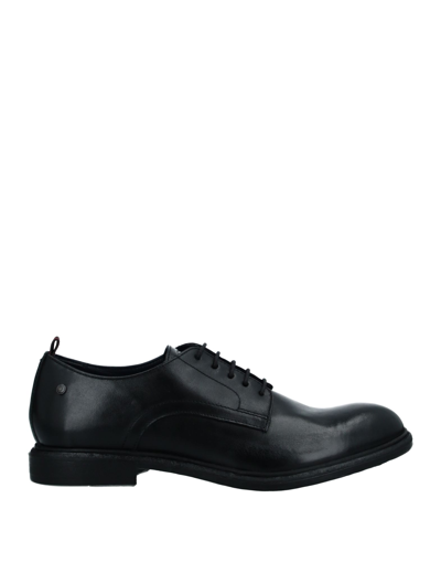 Shop Base London Man Lace-up Shoes Black Size 8 Soft Leather