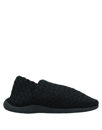 Shop Bottega Veneta Man Sneakers Black Size 8.5 Textile Fibers