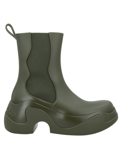 Shop Xocoi Woman Ankle Boots Military Green Size 8 Thermoplastic Polyurethane
