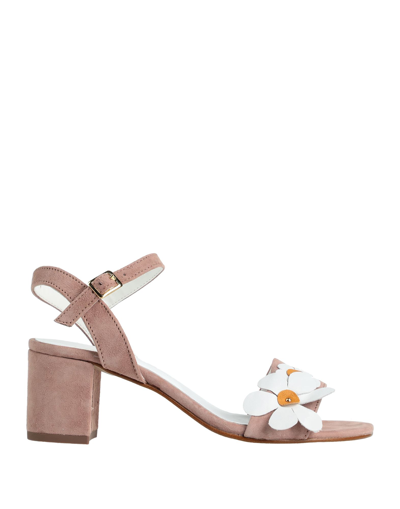 Shop Carlo Pazolini Woman Sandals Pastel Pink Size 8 Soft Leather