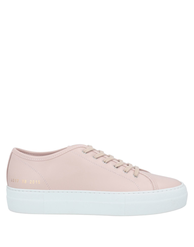 Shop Common Projects Sneakers In Blush