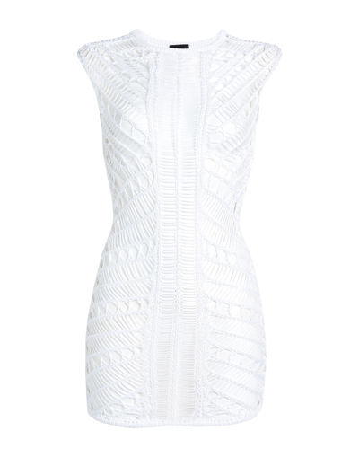 Shop Moeva Woman Cover-up White Size 10 Polyester, Elastane