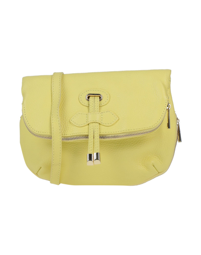 Shop Trussardi Collection Handbags In Yellow