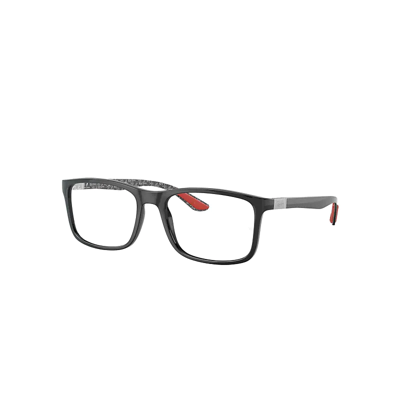 Shop Ray Ban Rb8908 Optics Eyeglasses Black Frame Clear Lenses Polarized 55-18