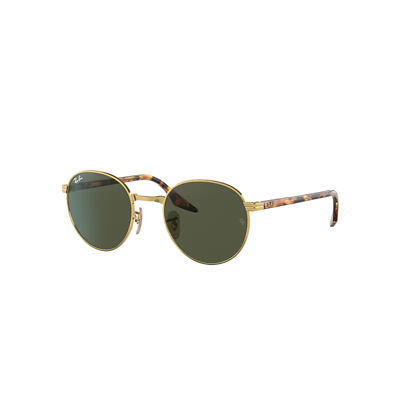 Ray Ban Rb3691 Sunglasses Yellow Havana Vintage Frame Green Lenses 51-21 In  Gold | ModeSens
