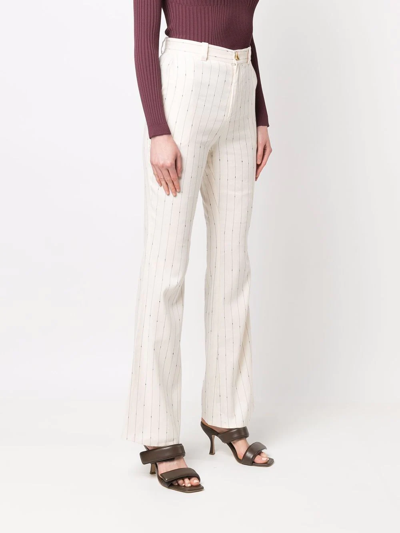 Shop Aeron Forest High-waisted Trousers In Neutrals