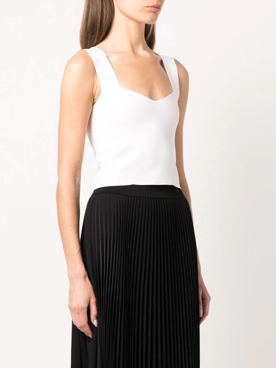 Shop A.l.c Jordana Cropped Top In Weiss