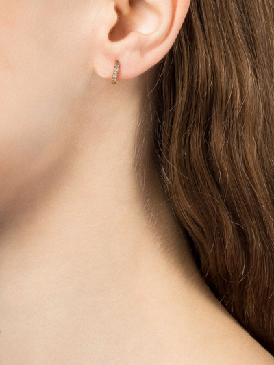 Dower & Hall Lumiere Huggie Hoop Earrings In Gold