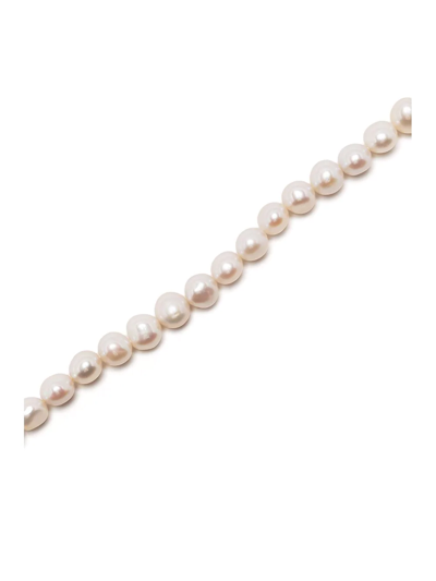 Shop Dower & Hall Freshwater Pearl Bracelet In Weiss